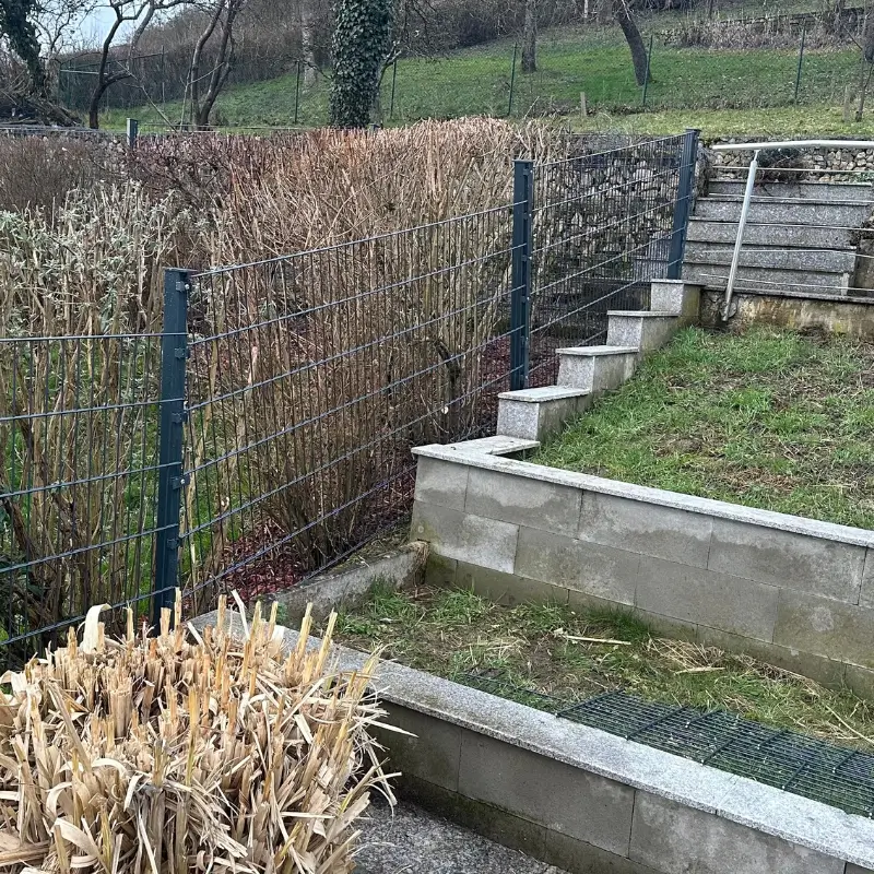 Clôture rigide - Après